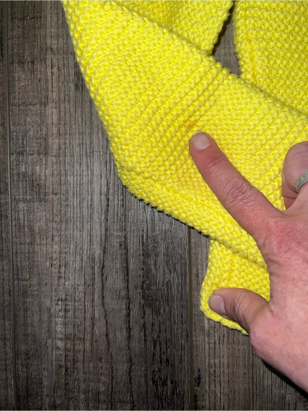 Mini Boden Yellow Knit Button-Front Cardigan Jacket - Picture 4 of 4